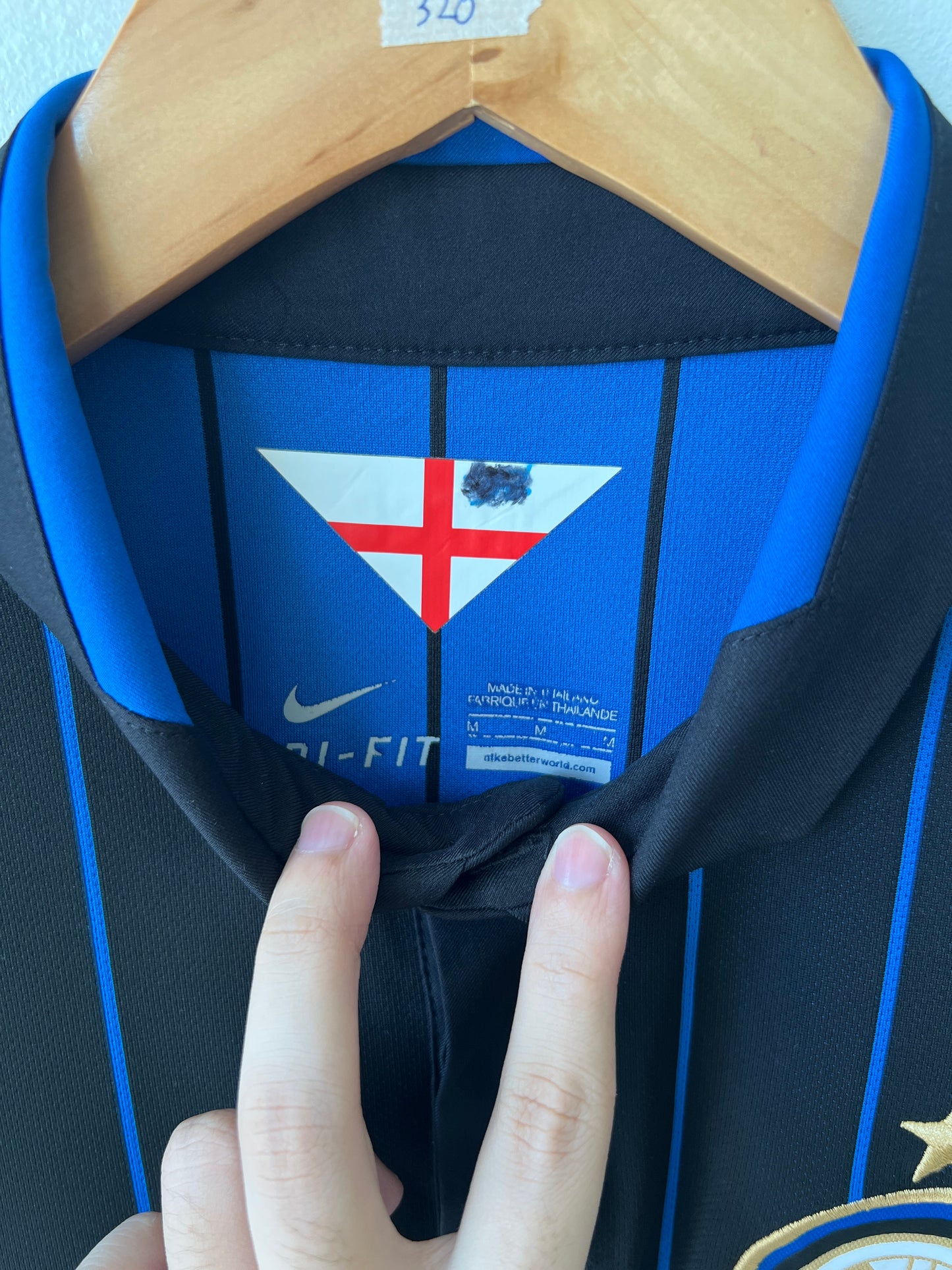 (M) Inter Milan 2014-15 Home Shirt Vidic #15