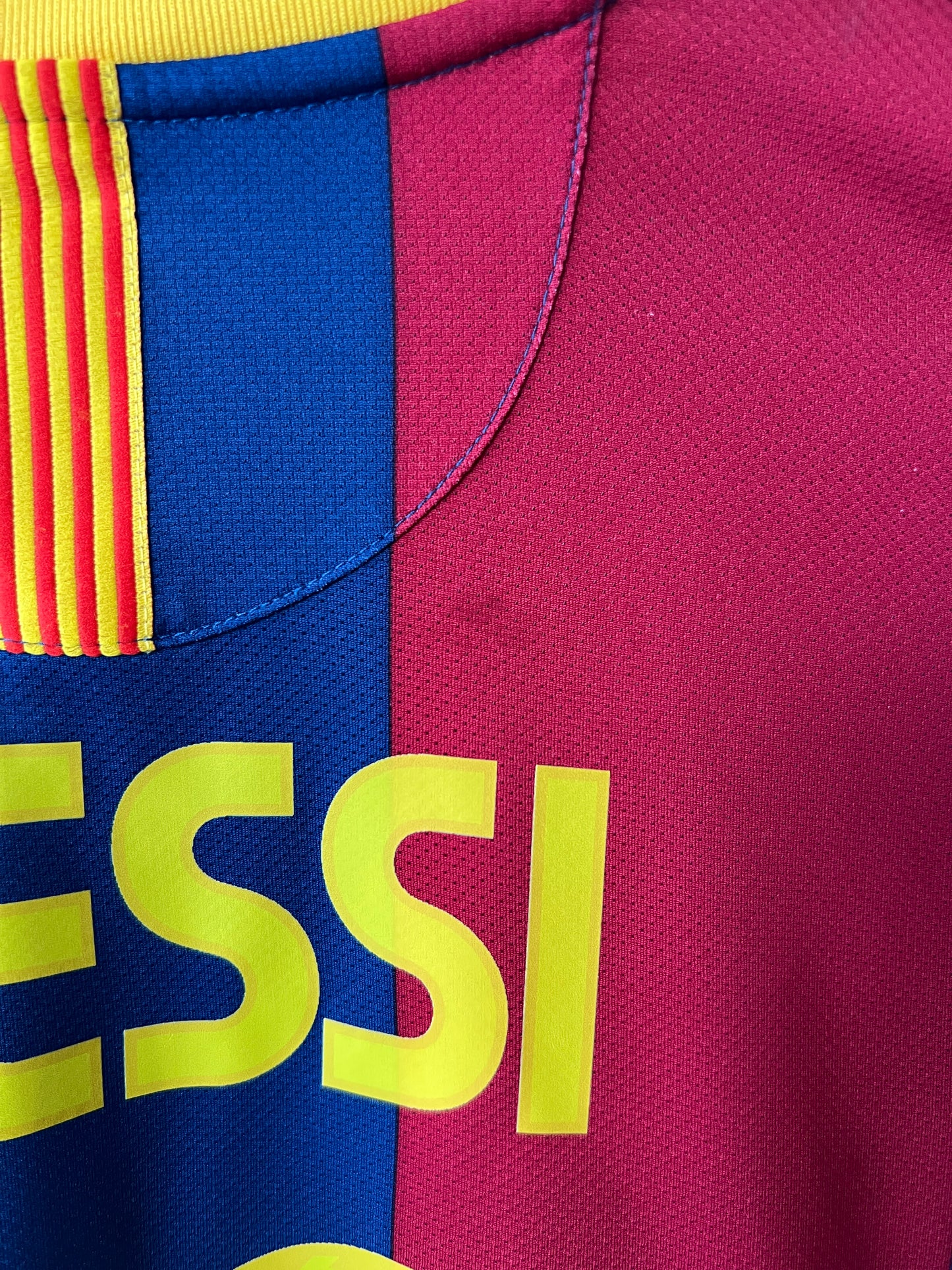 (M) Barcelona 2010-11 Home Long Sleeve Shirt Messi #10