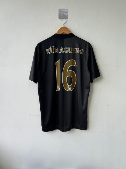 (L) Manchester City 2013-14 Away Shirt Kun Aguero #16