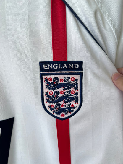 (L) England 2001-03 Home Shirt Beckham #7