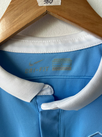 (L) Manchester City 2015-16 Home Shirt Kun Aguero #10 (NEW)