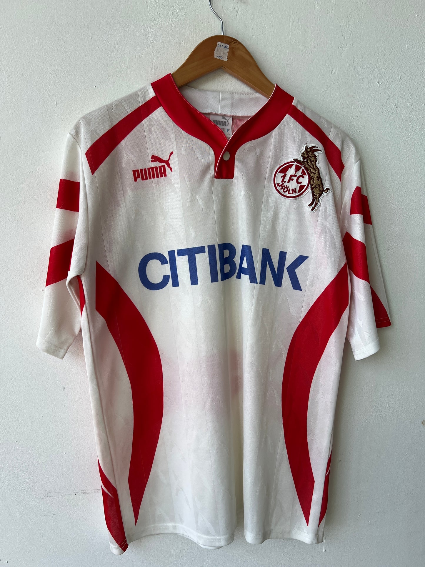 (M) FC Koln 1992-93 Home Shirt