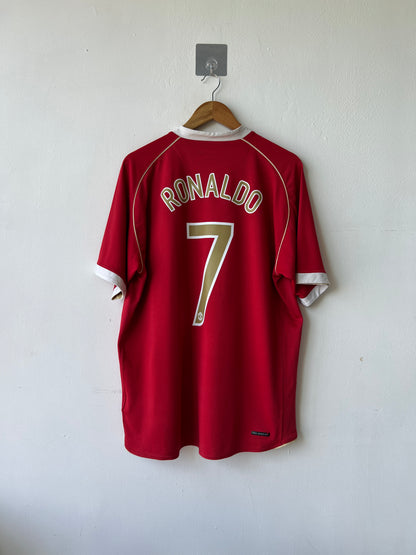 (XL) Manchester United 2006-07 Home Shirt Ronaldo #7