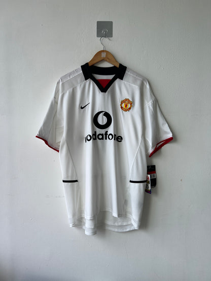 (L) Manchester United 2002-03 Away Shirt Beckham #7 (NEW)