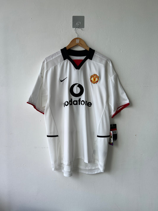 (L) Manchester United 2002-03 Away Shirt Beckham #7 (NEW)