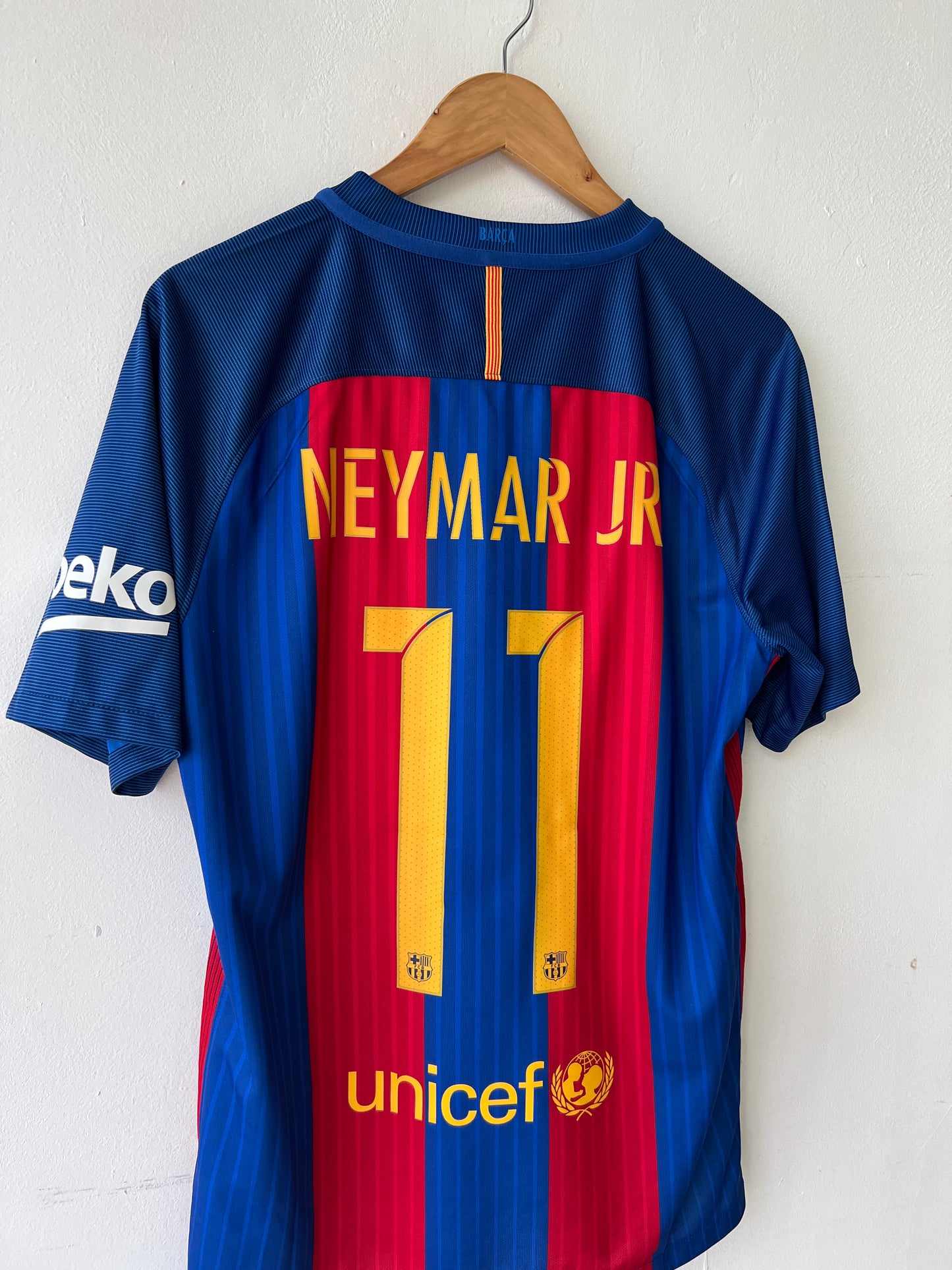 (M) Barcelona 2016-17 Home Shirt Neymar JR. #11
