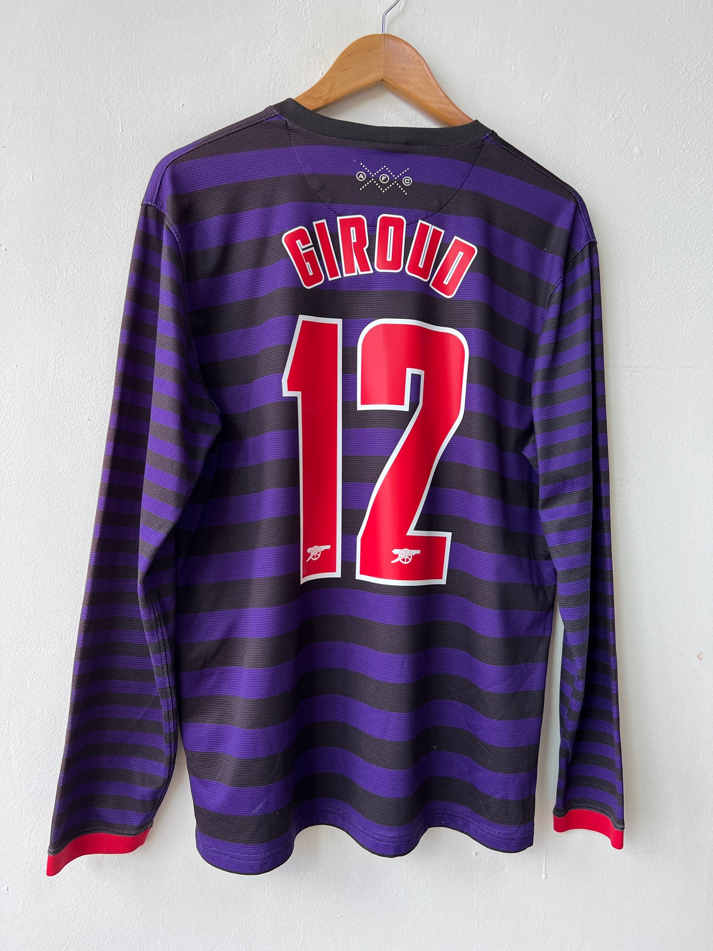 (L) Arsenal 2012-13 Away Long Sleeve Shirt Giroud #12
