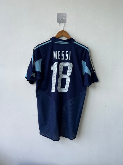 (M) Argentina 2004-05 Away Shirt Messi #18