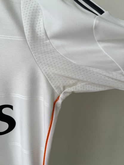 (M) Real Madrid 2013-14 Home Long Sleeve Shirt Ronaldo #7