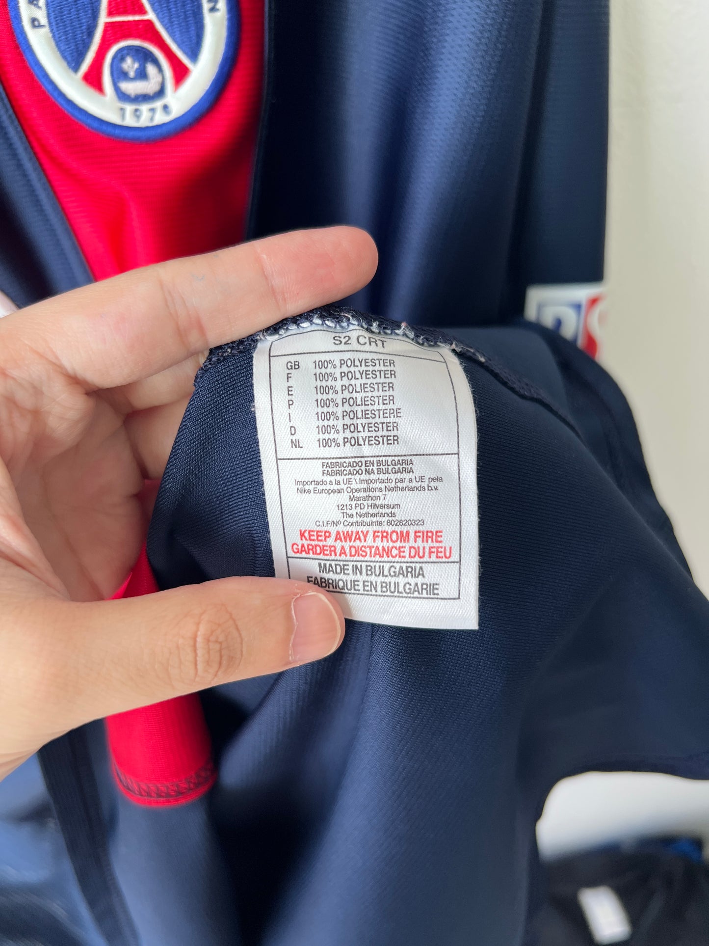 (XL) PSG 2001-02 Home Shirt Ronaldinho #21