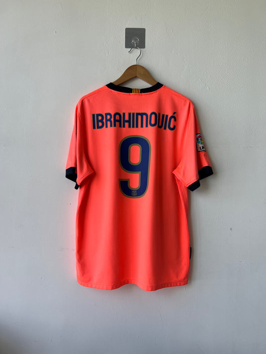 (L) Barcelona 2009-11 Away Shirt Ibrahimovic #9