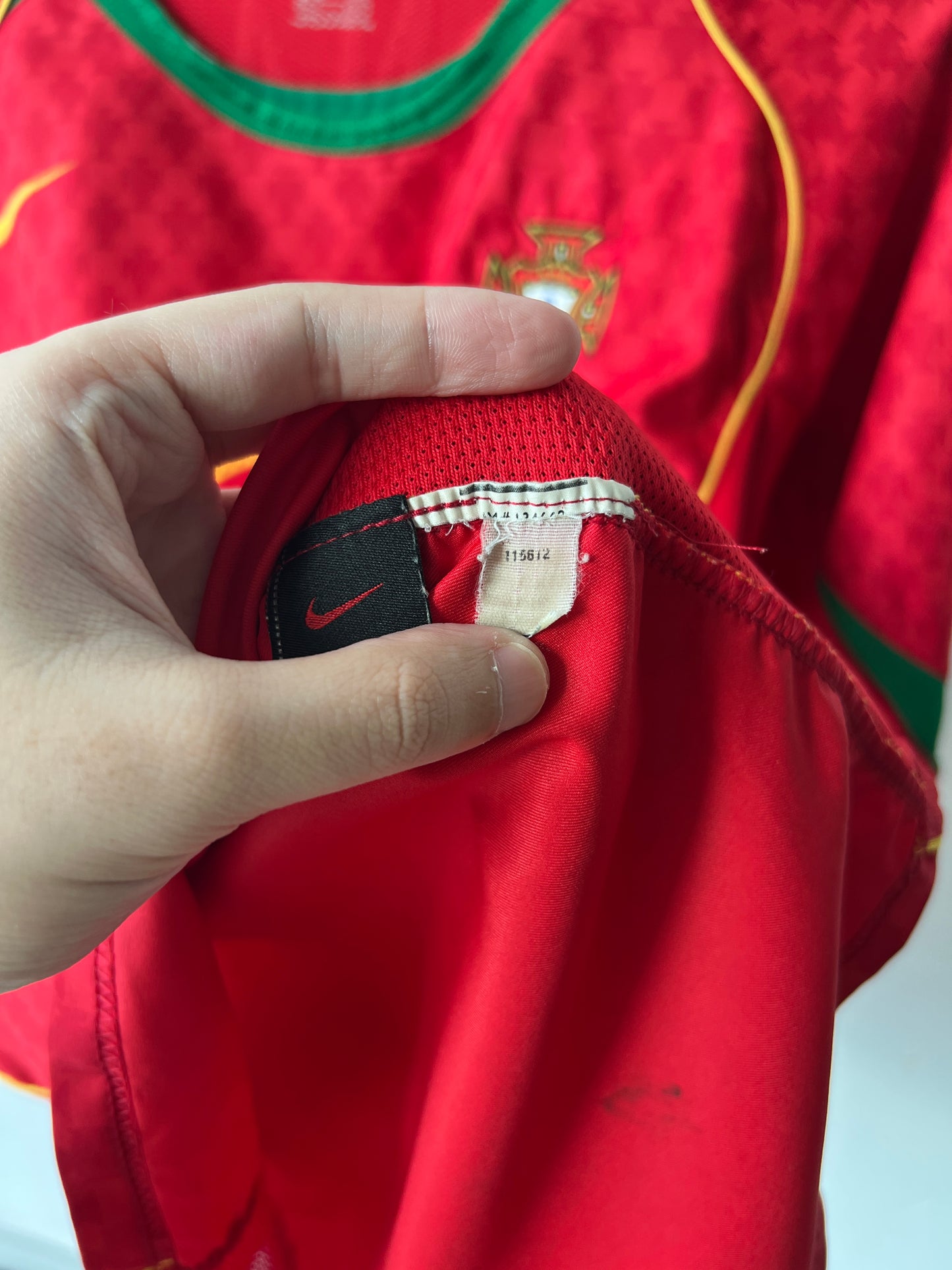 (M) Portugal 2004-06 Home Shirt C. Ronaldo #17