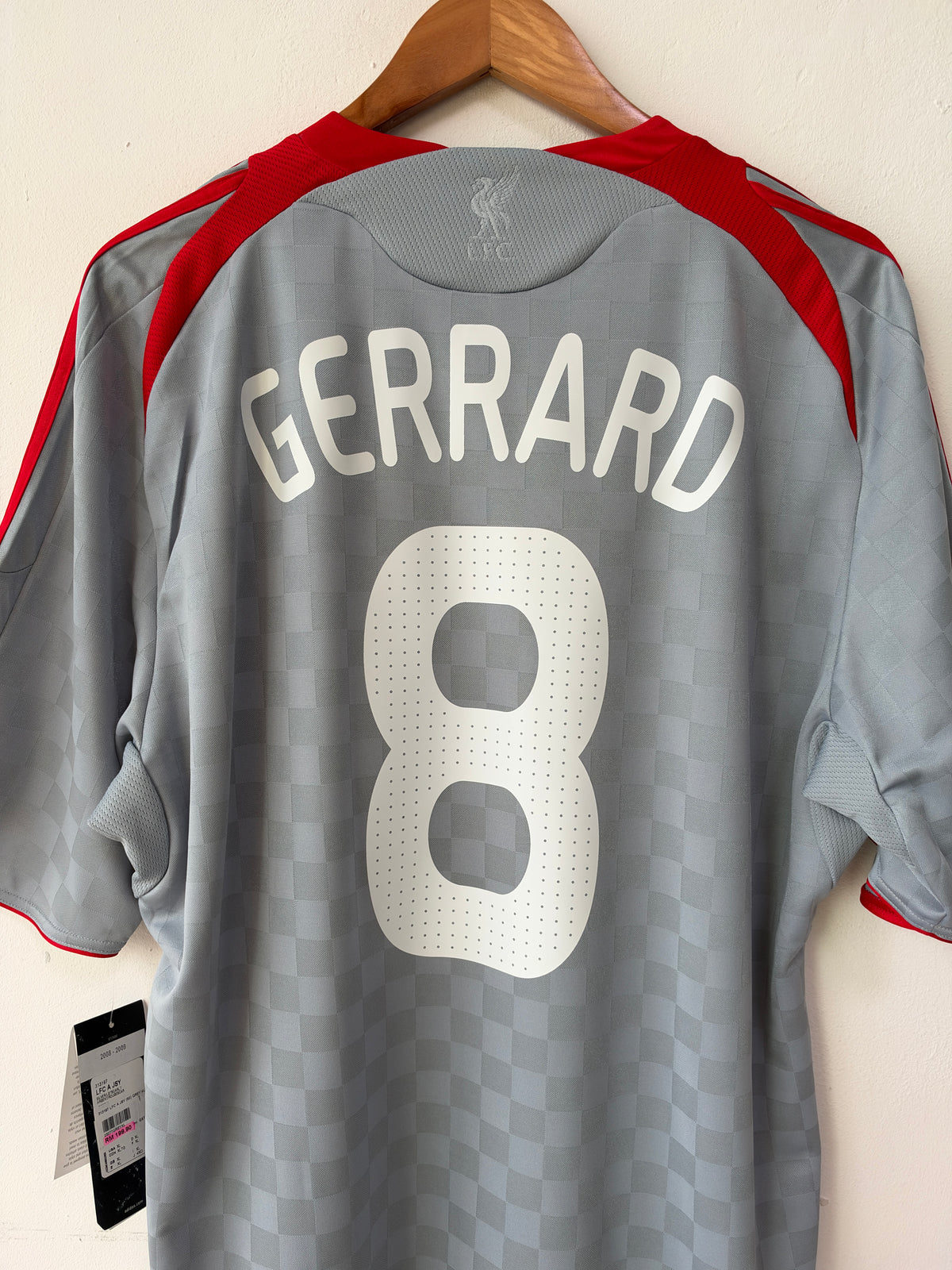 (XL) Liverpool 2008-09 Away Shirt Gerrard #8 (NEW)