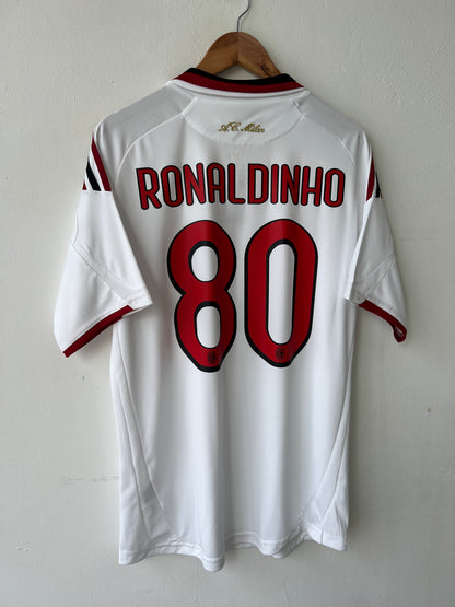 (L) AC Milan 2009-10 Away Shirt Ronaldinho #80