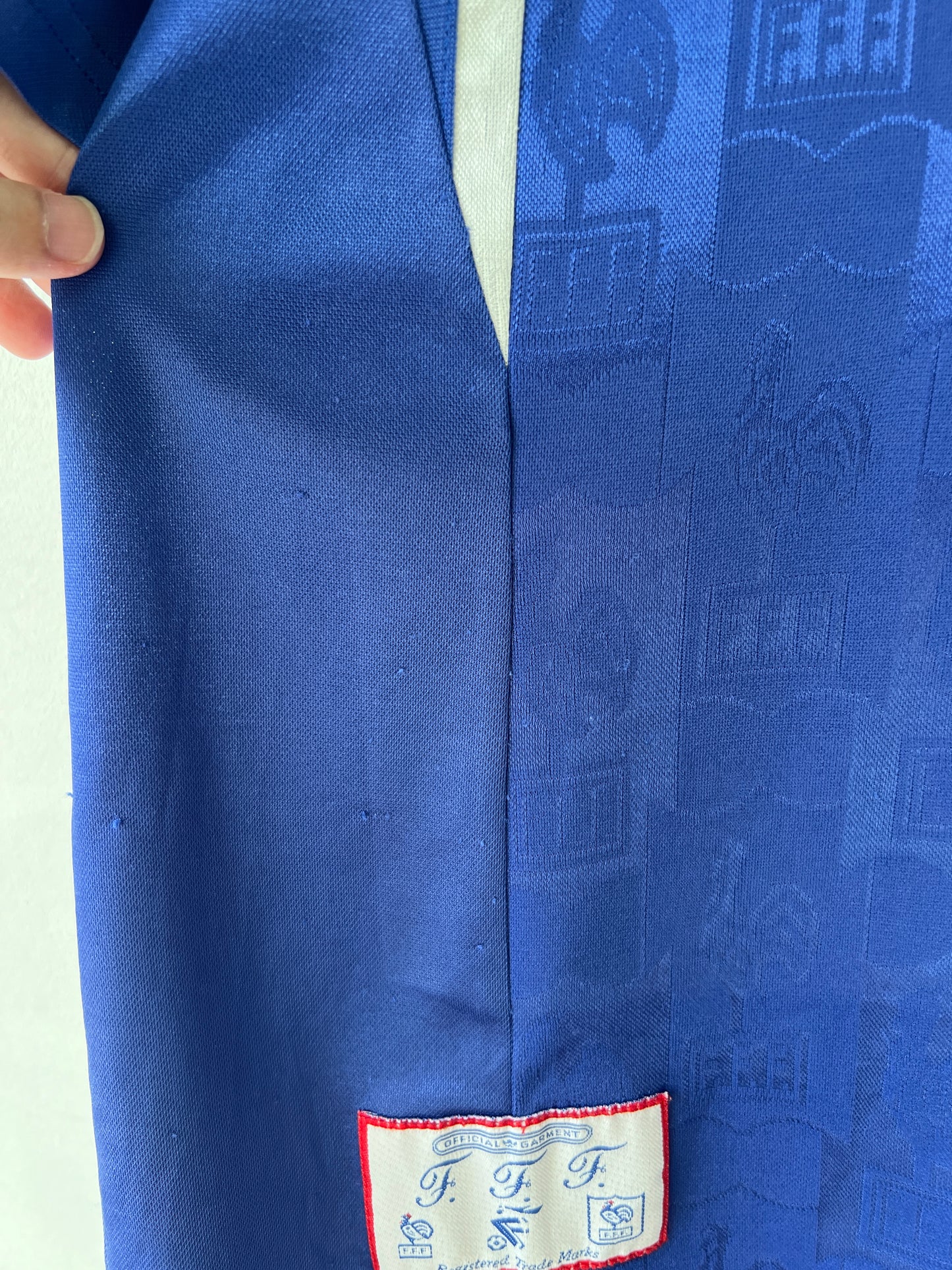 (L) France 1996-98 Home Shirt Zidane #10