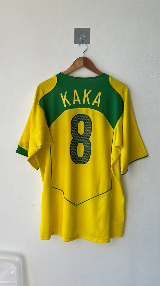 Brazil 2004-06 Home Shirt Kaka #8 (XL)