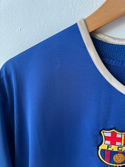(L/XL) Barcelona 2001-02 Third Shirt Rivaldo #10