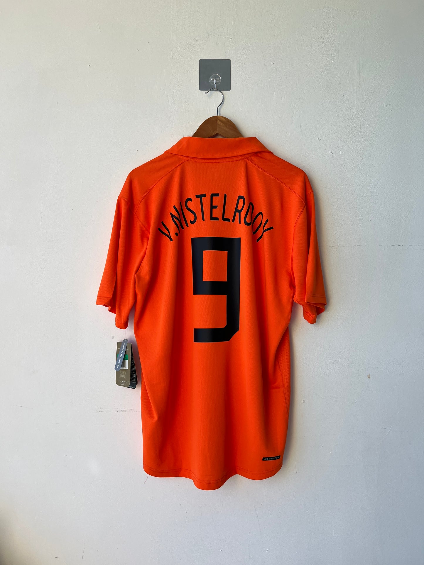 Netherlands 2006-08 Home Shirt v. Nistelrooy #9 (NEW) (XL)