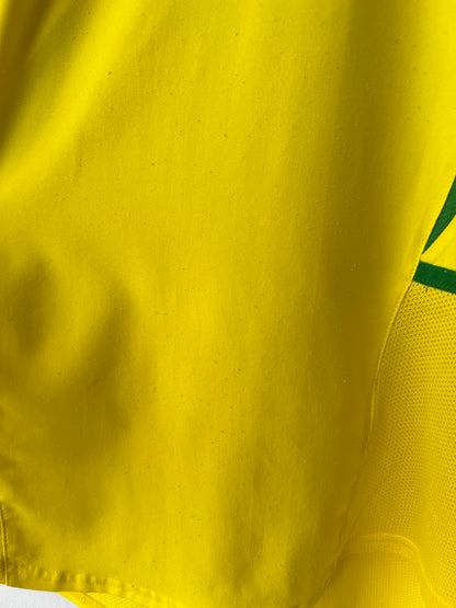 (L) Brazil 2002-04 Home Shirt Ronaldinho #11