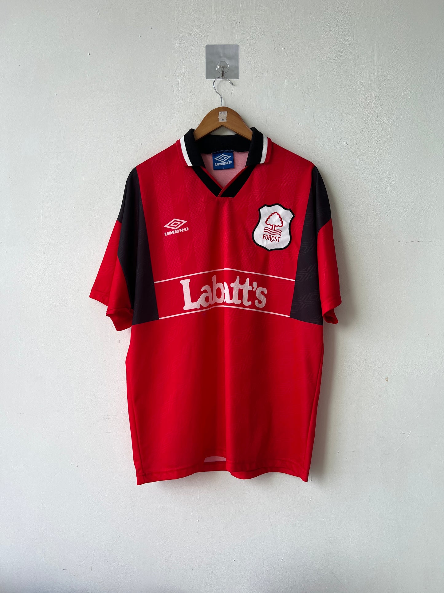 (L) Nottingham Forest 1994-96 Home Shirt Haaland #18