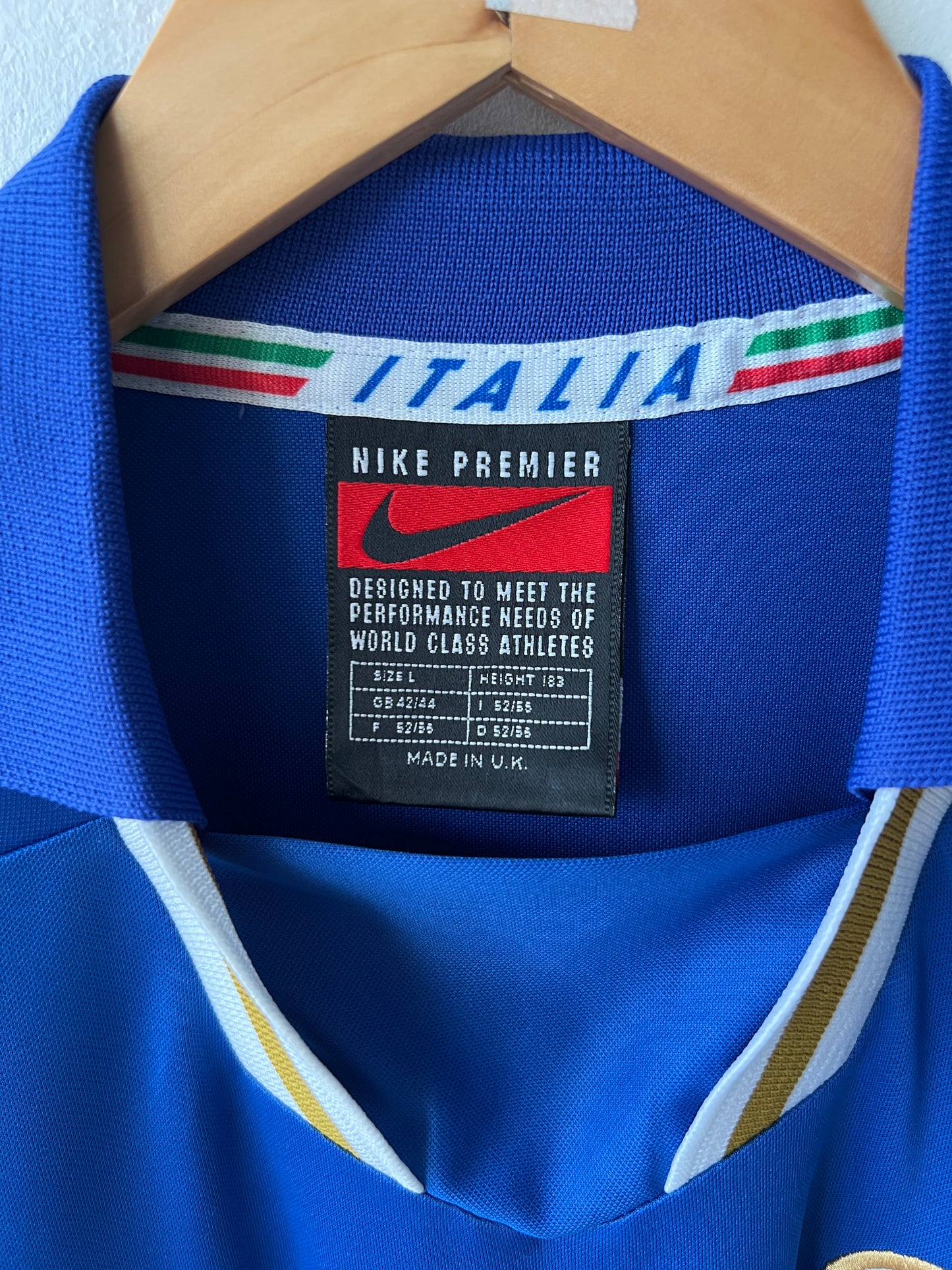 (L) Italy 1996-97 Home Shirt Maldini #3