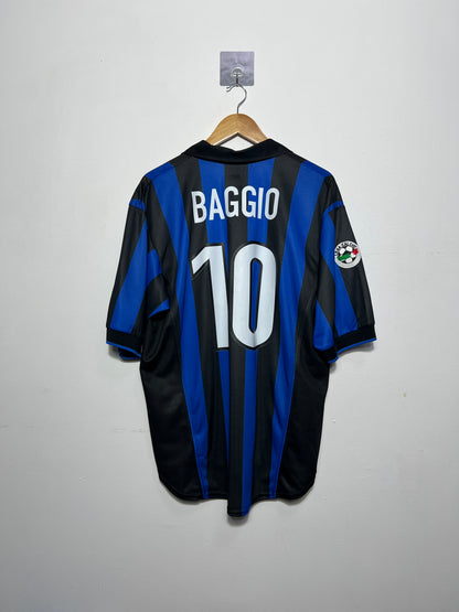 (L) Inter Milan 1998-99 Home Shirt Baggio #10