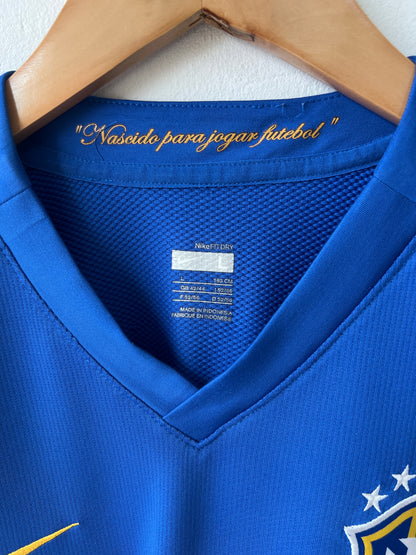 (L) Brazil 2008-10 Away Shirt Ronaldinho #10