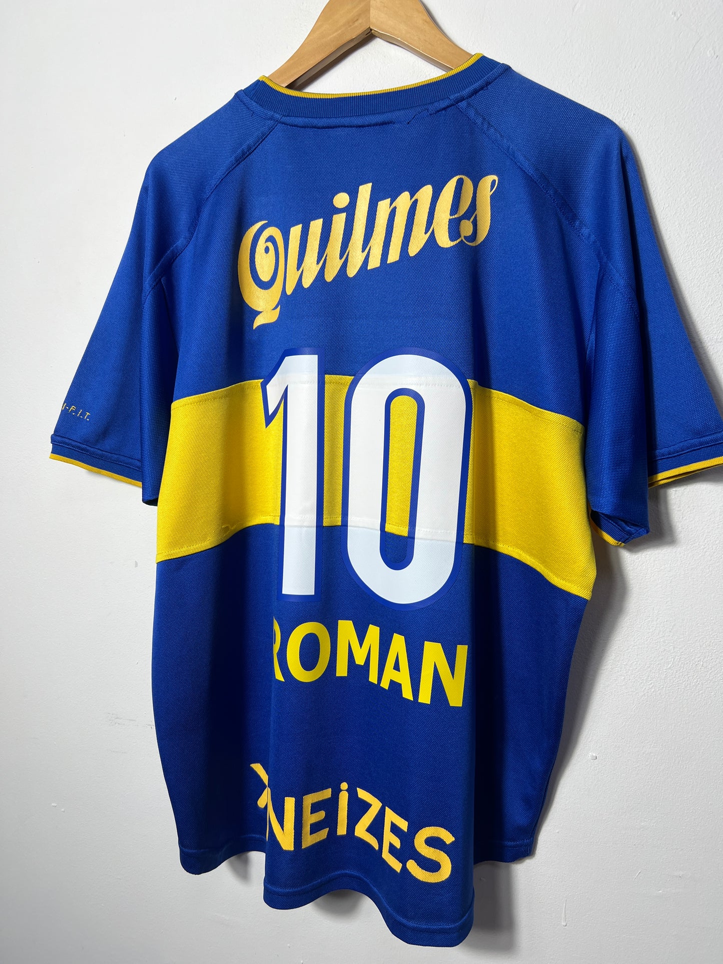 (XL) Boca Juniors 2000-01 Home Shirt Roman Riquelme #10