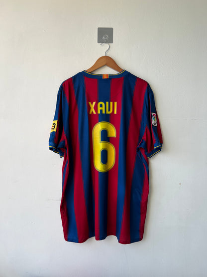 Barcelona 2009-10 Home Shirt Xavi #6 (XXL)