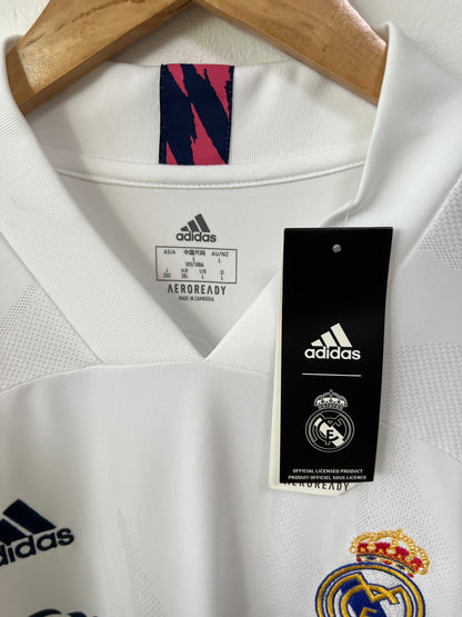 (L) Real Madrid 2020-21 Home Shirt Kroos #8 (NEW)