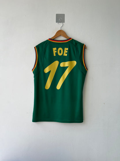 (M/L) Cameroon 2002-03 Home Shirt Foe #17