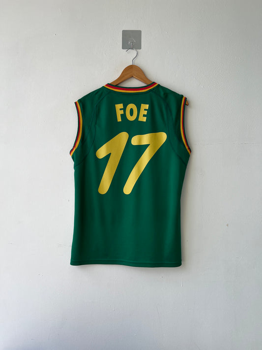 (M/L) Cameroon 2002-03 Home Shirt Foe #17