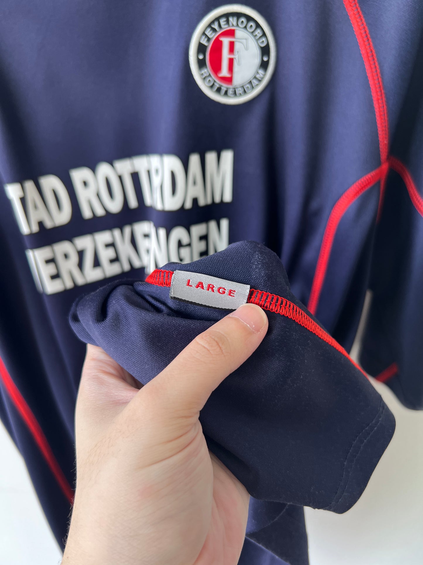 (L) Feyenoord 2002-03 CL Shirt v. Persie #22