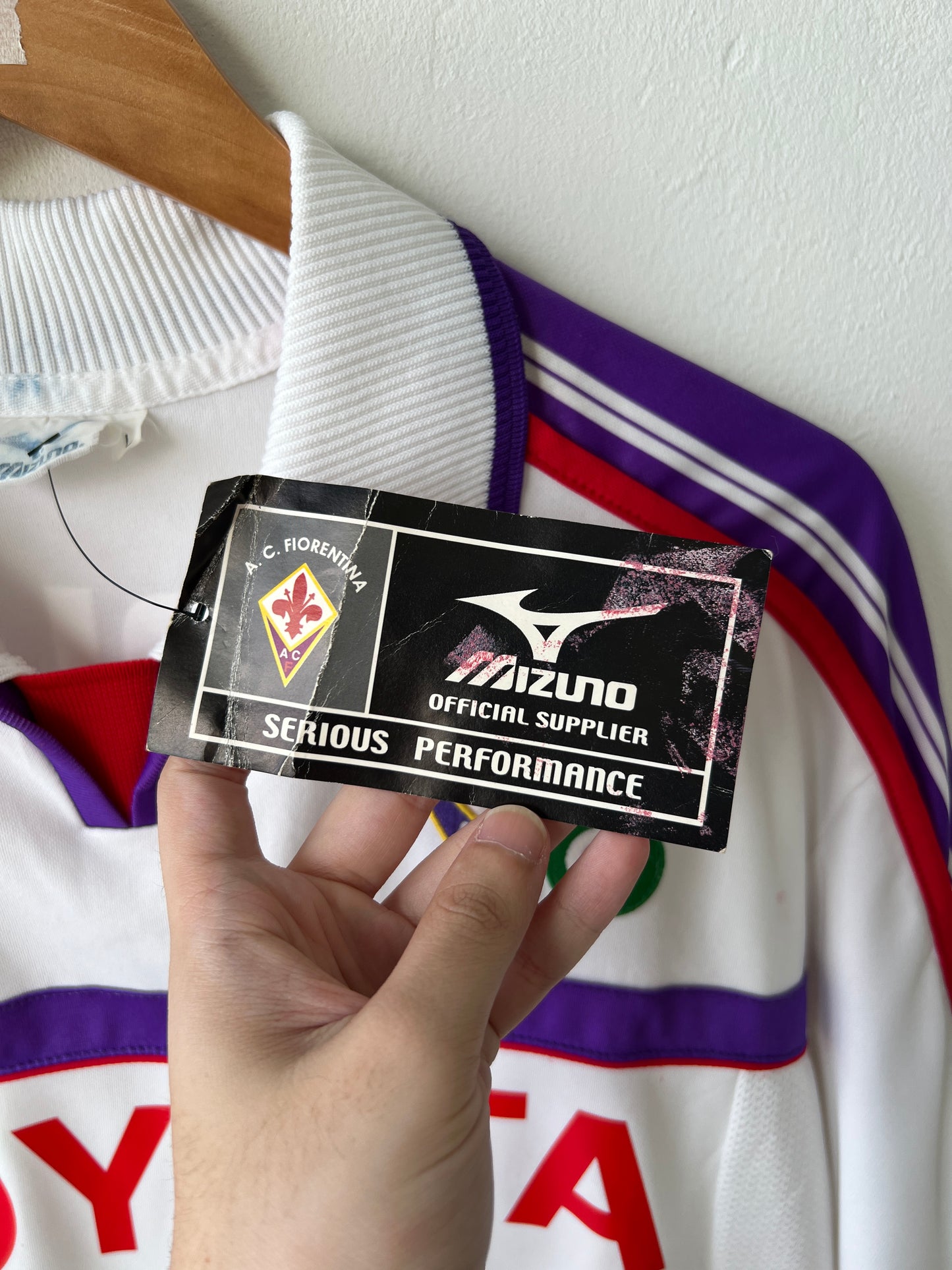 (L) Fiorentina 2001-02 Away Shirt Adriano #90 (NEW)