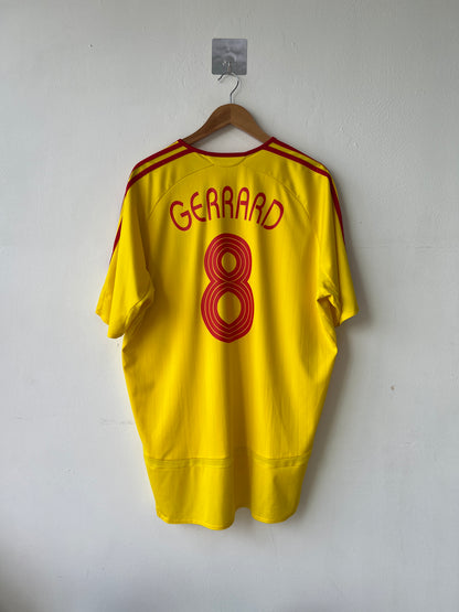 (XL) Liverpool 2006-07 Away Shirt Gerrard #8
