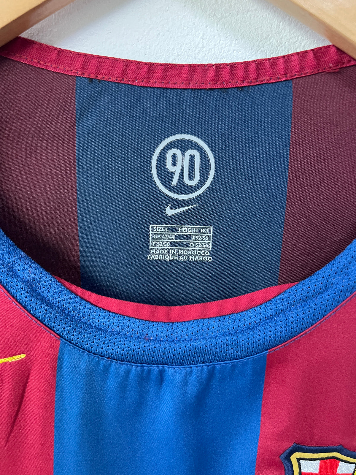 (L) Barcelona 2004-06 Home Shirt Ronaldinho #10