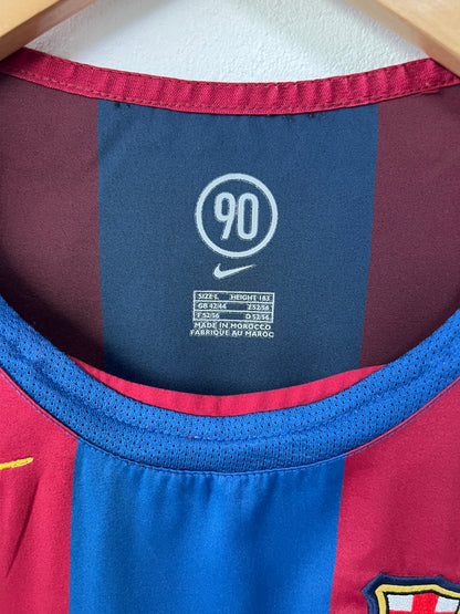 (L) Barcelona 2004-06 Home Shirt Ronaldinho #10