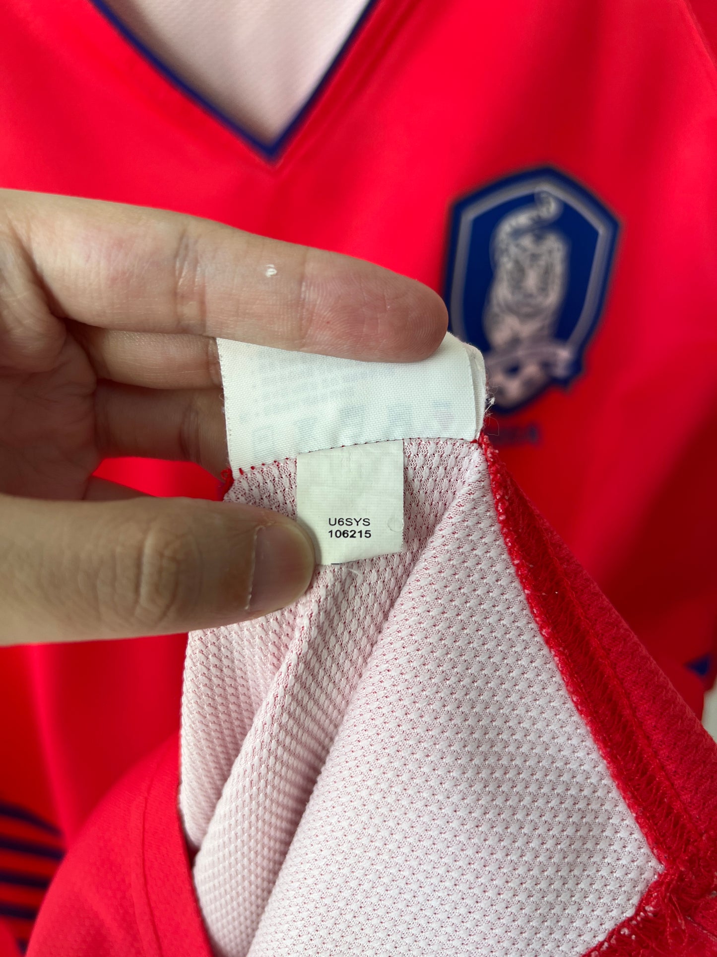 (L) South Korea 2006-08 Home Shirt Jisung #7