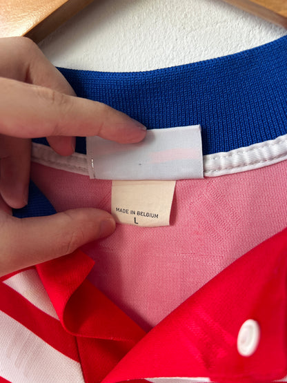 (L) Chile 1997-99 Home Long Sleeve Shirt Salas #11