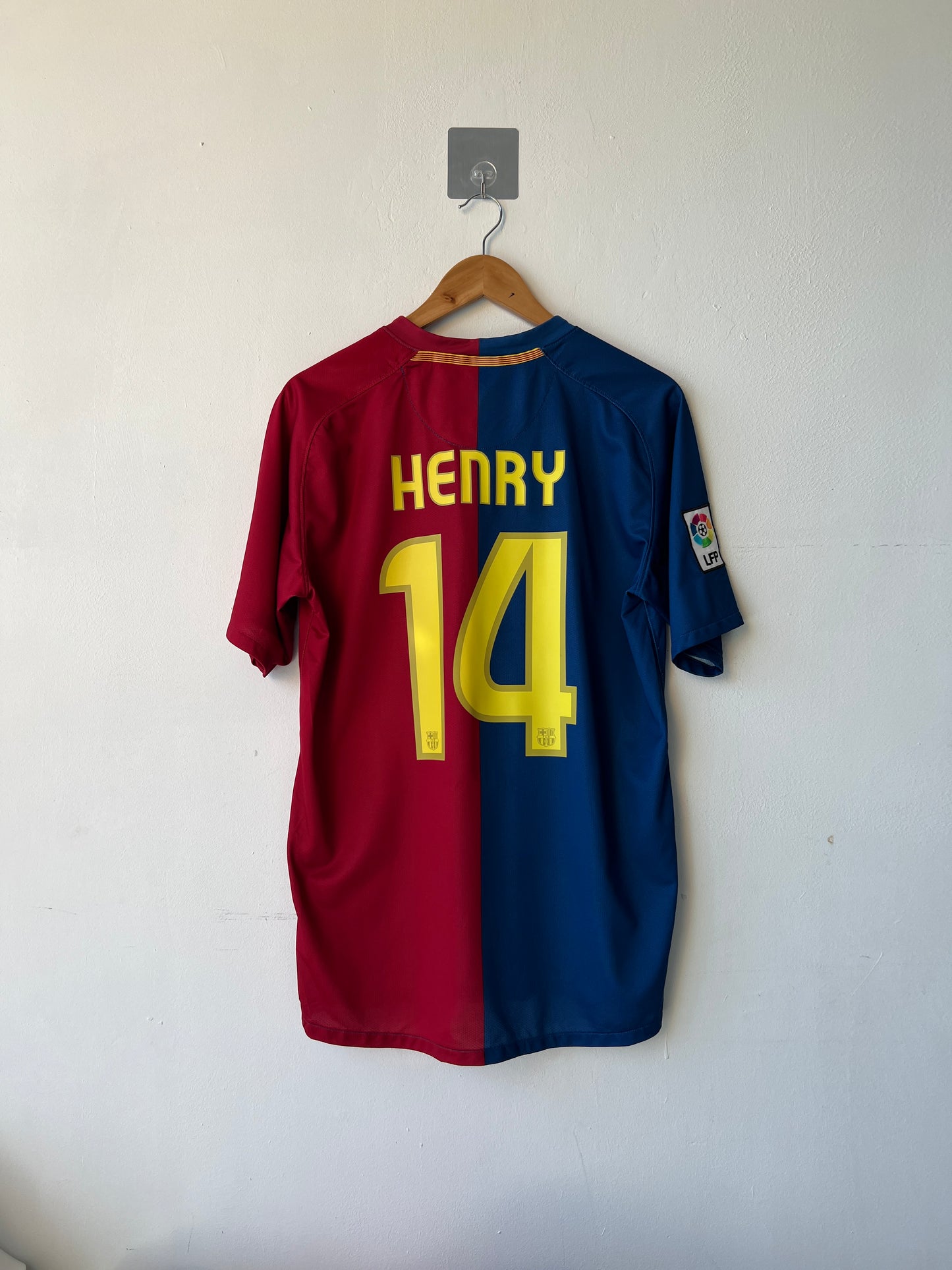 Barcelona 2008-09 Home Shirt Henry #14 (M)