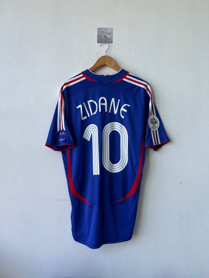 (L) France 2006-07 Home Shirt Zidane #10