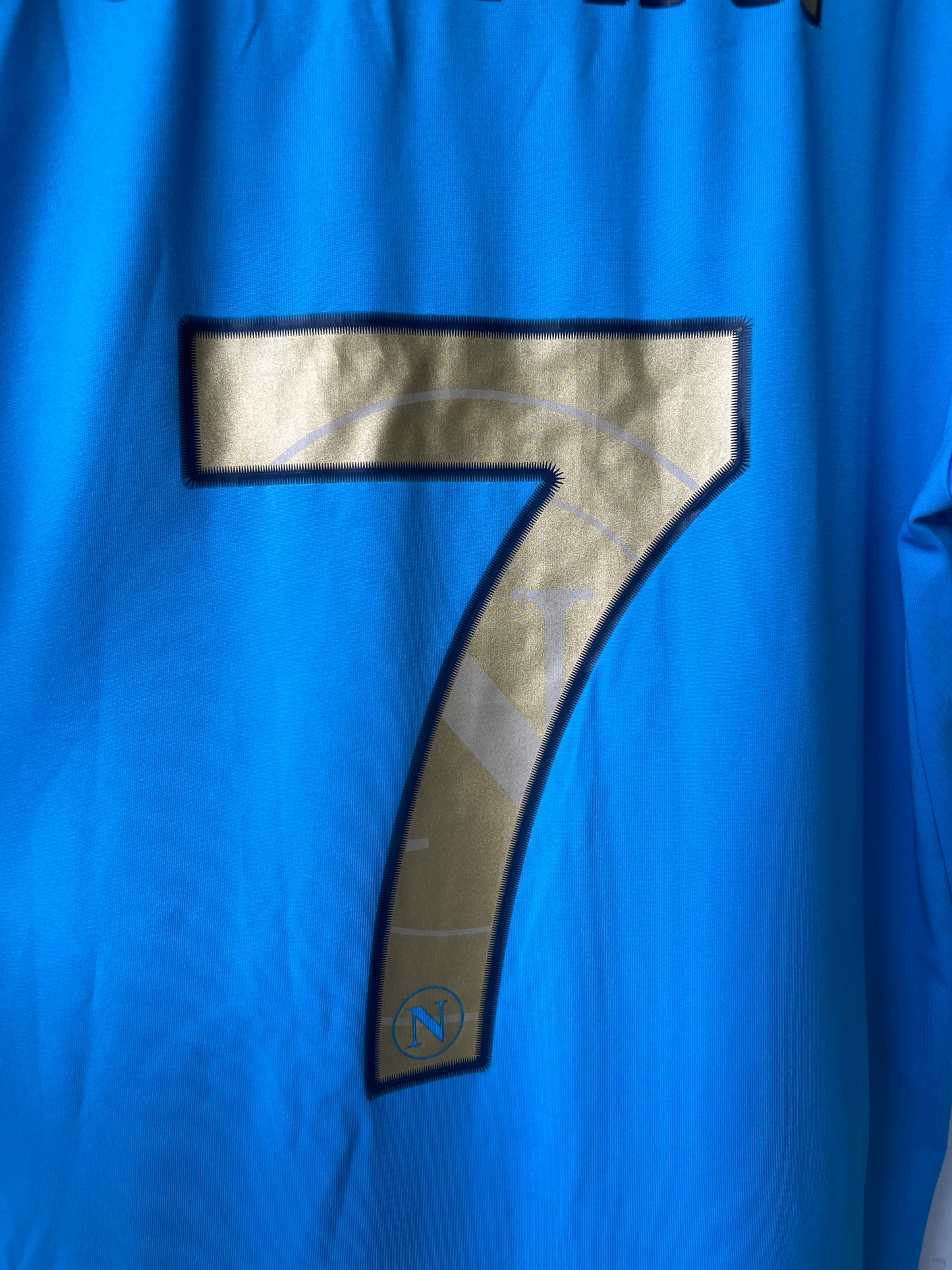 (XL fits M) Napoli 2011-12 CL Home Shirt Cavani #7 (NEW)