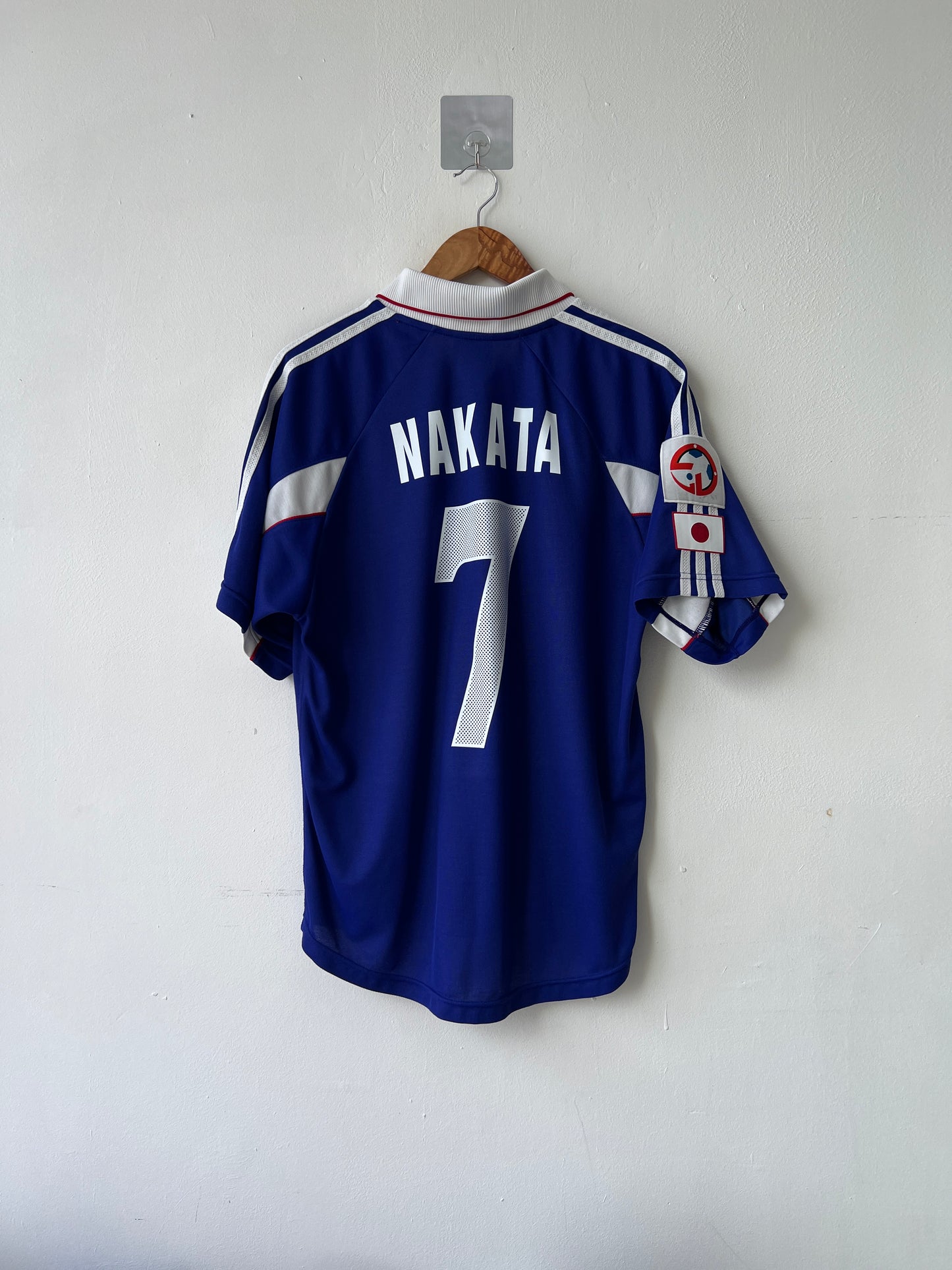 (L) Japan 1999-00 Home Player Version Shirt Nakata #7