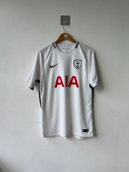 (L) Tottenham Spurs 2017-18 Home Player Issue Shirt Son #7