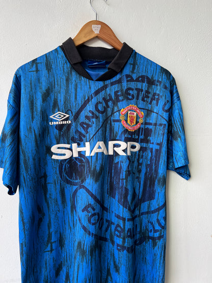 (M) Manchester United 1992-93 Away Shirt Cantona #7