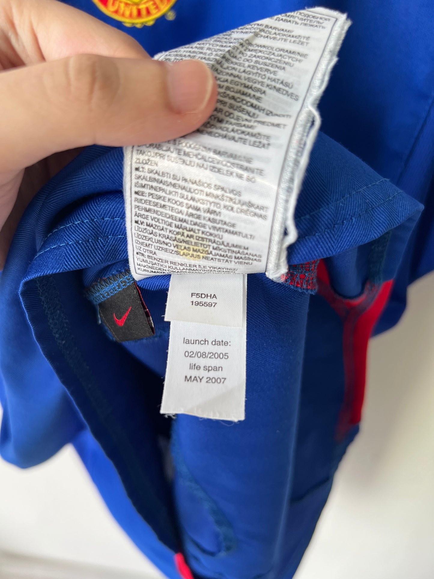 (M) Manchester United 2005-06 Away Shirt Ronaldo #7