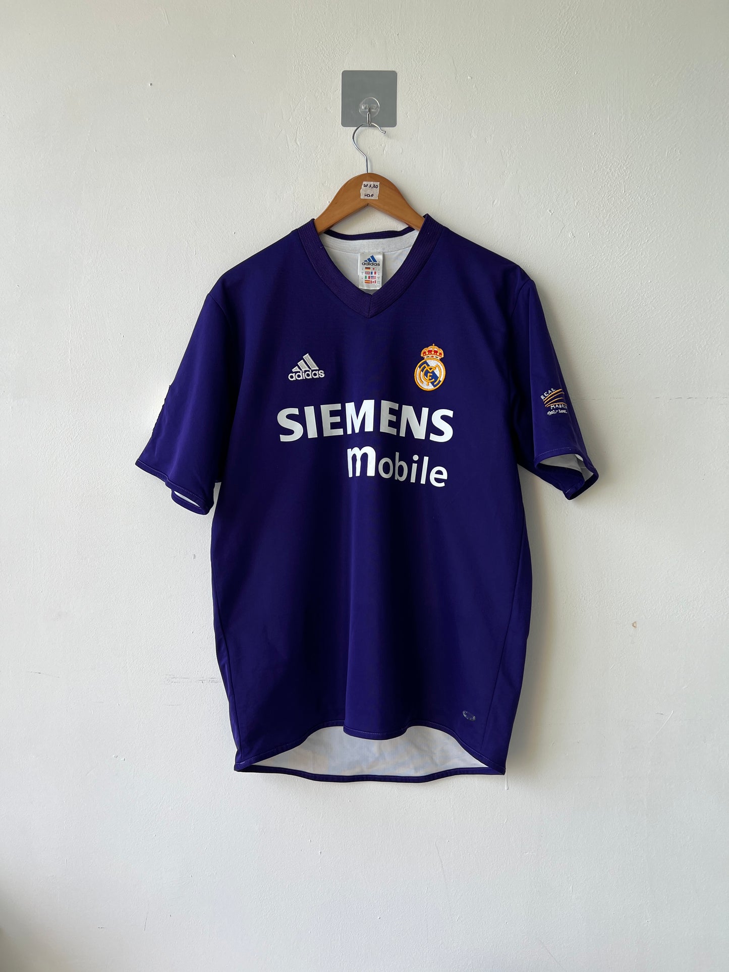 (M) Real Madrid 2002-03 Third Shirt Zidane #5 (Reversible)