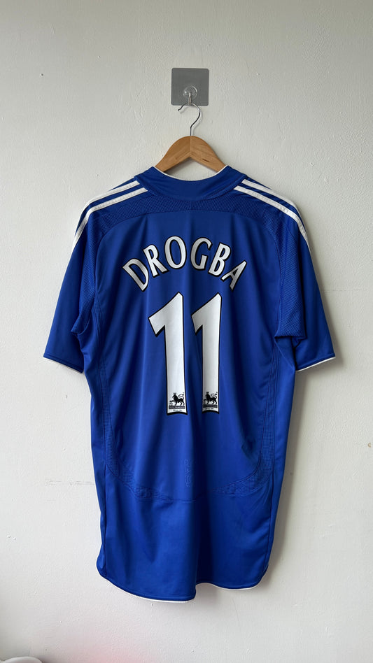 Chelsea 2006-08 Home Shirt Drogba #11 (L)