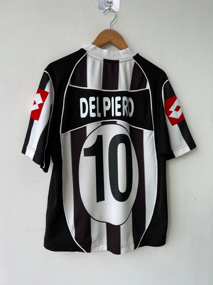 (M fits L) Juventus 2002-03 Home Shirt Del Piero #10