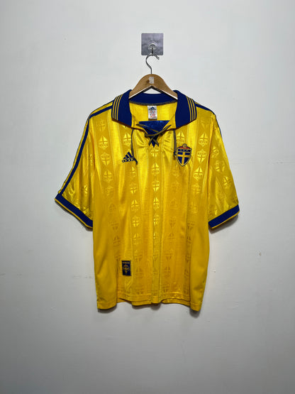 (L) Sweden 1998-99 Home Shirt